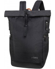 Poslovni ruksak za laptop R-bag - Roll Black, 15" -1