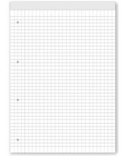 Bloknote Black&White - A4, 50 listova, karirani -1