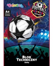 Blok za crtanje Colorino Football - A4, 20 listova -1