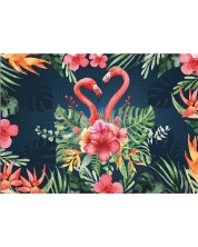 Blok za crtanje №4 Rainbow - Flamingos In Love, 190 g, 10 listova -1