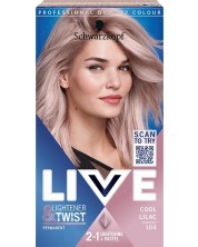 Schwarzkopf Live Boja za kosu Lightener + Twist, Hladno ljubičasta 104 -1