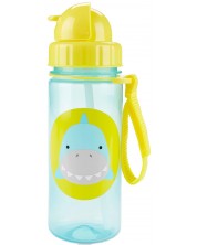 Boca sa slamkom Skip Hop Zoo - Shark, 385 ml -1