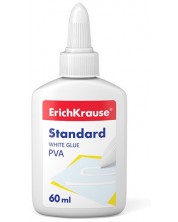 Bijelo ljepilo Erich Krause - PVA Standard, 60 ml