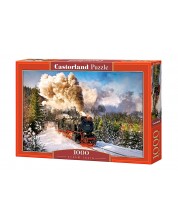 Puzzle Castorland od 1000 dijelova - Parna lokomotiva