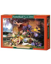 Slagalica Castorland od 2000 dijelova - Cvijeće i ptice ​