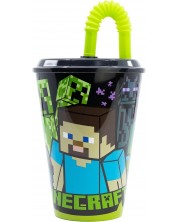 Čaša sa slamkom Stor Minecraft - 430 ml -1