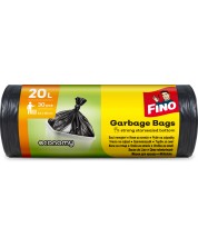 Vreće za smeće Fino - Economy, 20 L, 30 komada, crne boje