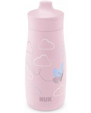 Šalica s tvrdim vrhom NUK - Mini-Mi, PP, 300 ml, Butterfly -1