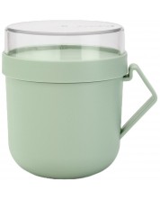 Šalica s poklopcem Brabantia - Make & Take, 600 ml, zelena