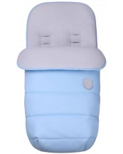 Vreća za dječja kolica KikkaBoo - Embroidered, Baby Blue -1