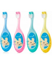 Četkica za zube Brush Baby - Floss brush, 0-3 godine, asortiman -1