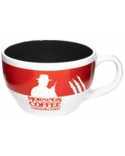 Šalica 3D Pyramid Television: Stranger Things - Mornings are for Coffee -1