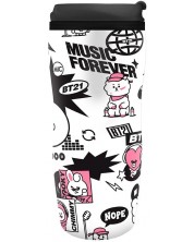 Putna šalica GB eye Animation: BT21 - Music Forever, 355 ml -1