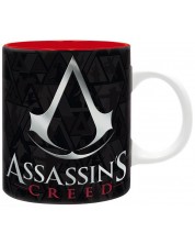 Šalica ABYstyle Games - Assassin's Creed - Crest black & red -1