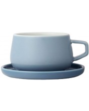 Šalica za čaj s tanjurićem Viva Scandinavia - Classic Hazy Blue, 250 ml -1
