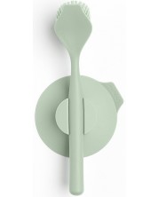 Četka za suđe s vakuumskom vješalicom Brabantia - SinkSide Jade Green, zelena
