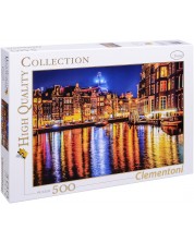 Puzzle Clementoni od 500 dijelova - Amsterdam, Nizozemska
