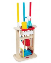 Drveni set za čišćenje Melissa & Doug, 11 dijelova