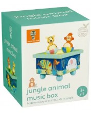 Drvena glazbena kutija Orange Tree Toys - Plešuće životinje -1