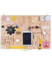 Drvena zabavna Montessori elektronička ploča Moni Toys