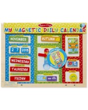 Drveni magnetski kalendar Melissa & Doug – Na engleskom jeziku -1