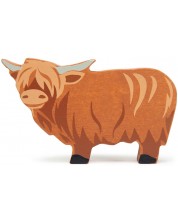 Drvena figurica Tender Leaf Toys - Škotska krava
