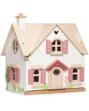 Drvena kućica za lutke Tender Leaf Toys - Naša kućica