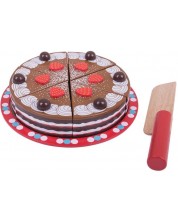 Drvena igračka Bigjigs - Čokoladna torta -1