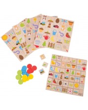 Drvena dječja igra Bigjigs - Bingo Vrt -1
