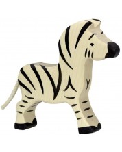 Drvena figurica Holztiger - Mala zebra -1