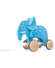 Drvena igračka HaPe International  - Slon na kotačima -1