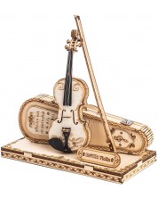 Drvena 3D slagalica Robo Time od 62 dijela - Violina -1