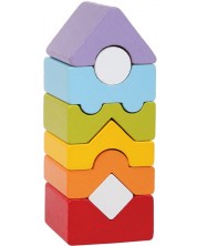Drveni toranj za ravnotežu Cubika, 8 dijelova -1