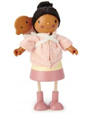 Drvena lutka Tender Leaf Toys - Gospođa Forrester s bebom
