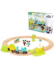 Drveni set Brio – Vlak i tračnice Mickey Mouse -1