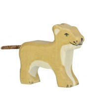 Drvena figurica Holztiger - Mali stojeći lav