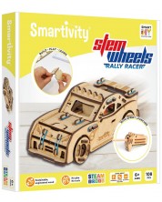 Drveni konstruktor Smart Games Smartivity - Rally trkač -1