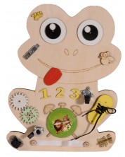 Drvena Montessori ploča Moni Toys - Žaba -1