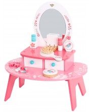 Drveni dječji toaletni stolić s dodacima Tooky Toy -1