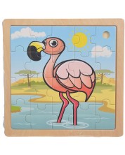 Drvena slagalica Eichhorn - Flamingo -1