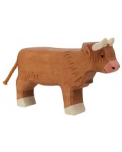 Drvena figurica Holztiger - Stojeće govedo -1