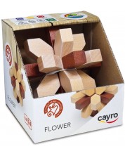Drvena logička slagalica-zagonetka Cayro - Cvijet -1