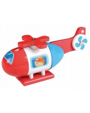 Drvena igračka Lelin – Helikopter, s magnetima
