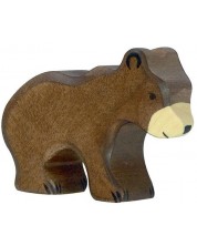 Drvena figurica Holztiger - Mali smeđi medvjed