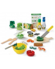 Drveni igralni set Melissa & Doug – Set za salate