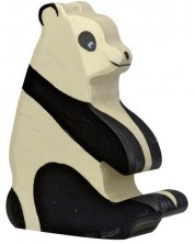 Drvena figurica Holztiger - Panda koja sjedi -1