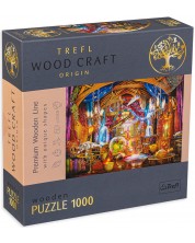 Drvena slagalica Trefl od 1000 dijelova - Čarobna soba -1
