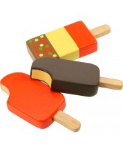Drvena igračka Bigjigs - Sladoled, asortiman -1