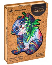 Drvena slagalica Unidragon od 700 dijelova - Slatka panda