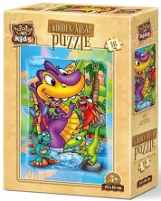 Drvena slagalica Art Puzzle od 16 dijelova - Dinosauri